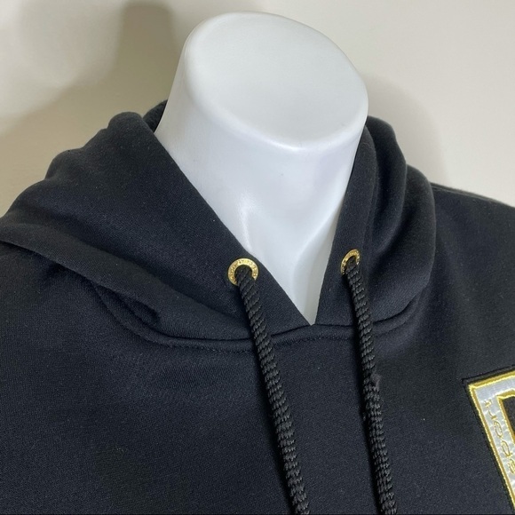 Bebe Sport black pullover hoodie, NWT, medium - Picture 2 of 7